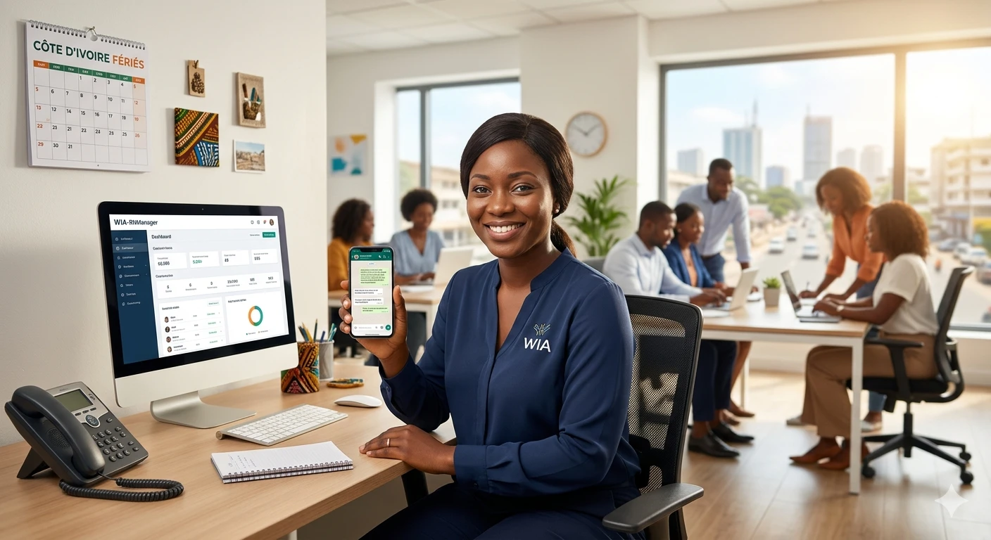 Support client local et assistance RH de proximité à Abidjan